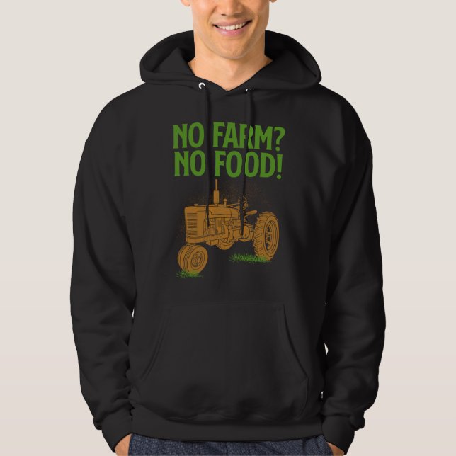 Moletom Farmer Gif  No Farm No Food (Frente)