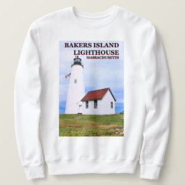 Moletom Farol da Ilha Bakers, Massachusetts Sweatshirt
