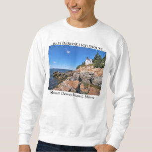 Moletom Farol de Bass Harbor, Monte Desert Island Maine