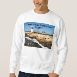 Moletom Farol de Goat Island, Maine Sweatshirt