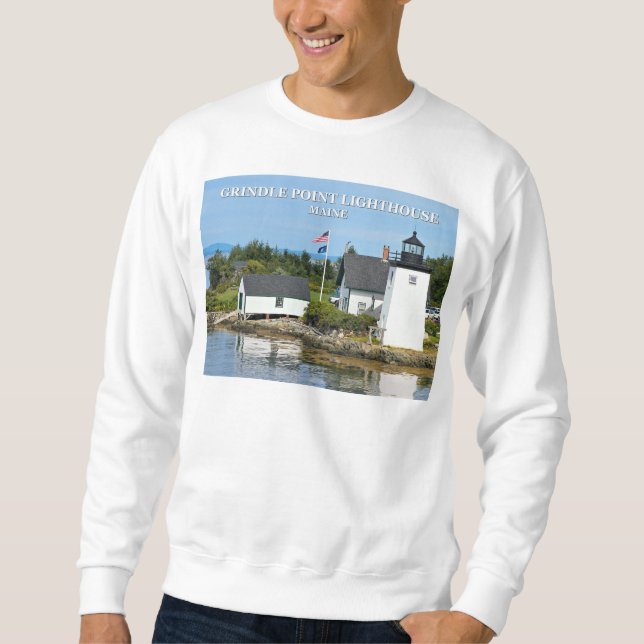 Moletom Farol de Ponto Grindle, Maine Sweatshirt (Frente)