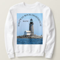 Farol de Rock de Meio Caminho, Maine Sweatshirt