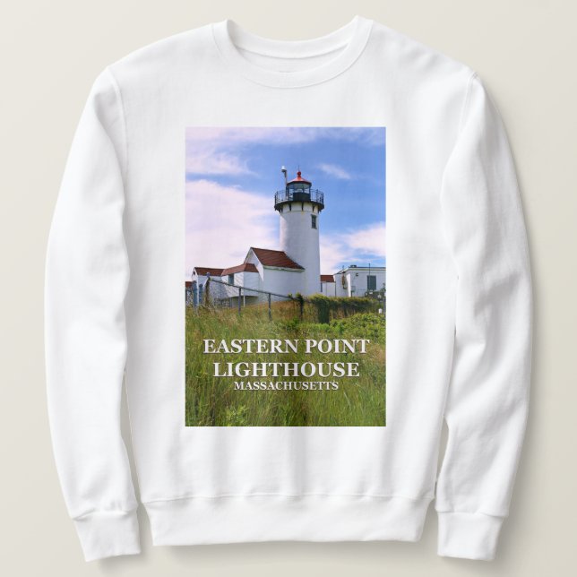 Moletom Farol East Point, Massachusetts Sweatshirt (Frente do Design)