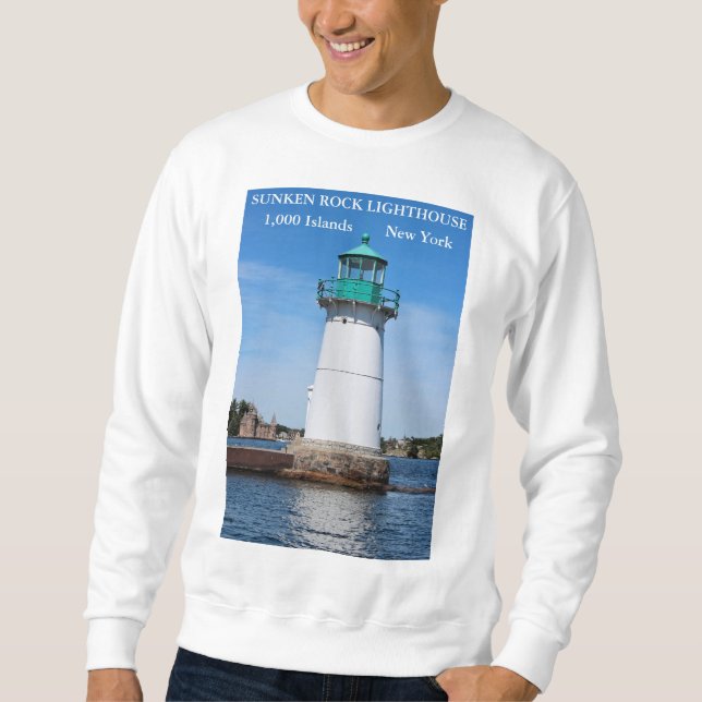 Moletom Farol Sunken Rock, Nova Iorque (Frente)