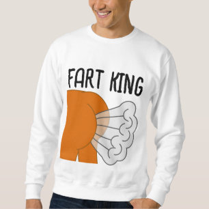 Moletom FART KING Engraçado PAI MENS T-shirts