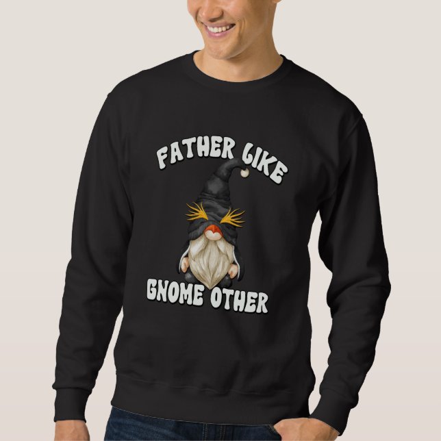 Moletom Father Quote For Men And Gnome Cute Penguin Dad (Frente)