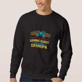 Moletom Favorite Gaming Buddy Calls Me Grandpa – Retro Gam
