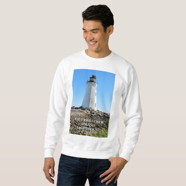 Moletom Fayerweather Island Lighthouse, Connecticut (Frente Completa)