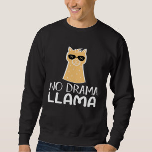 Moletom Fazendas de Animais Llama Alpaca sem Drama Llama P