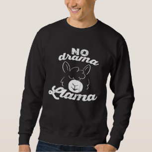 Moletom Fazendeiro de Lhama Amante de Llama sem Drama