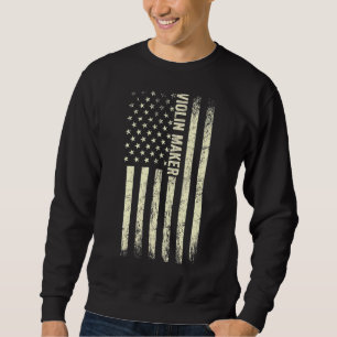 Moletom Fazer Violino Americano Flag