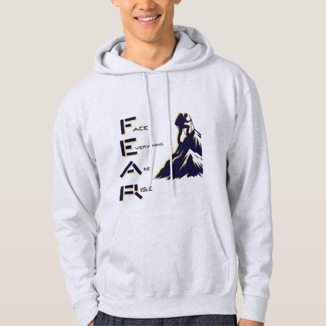 Moletom FEAR (Enfrente Tudo E Supere) (Frente)