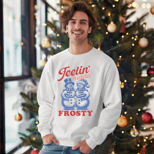 Moletom Feelin Kinda Frosty Snowman