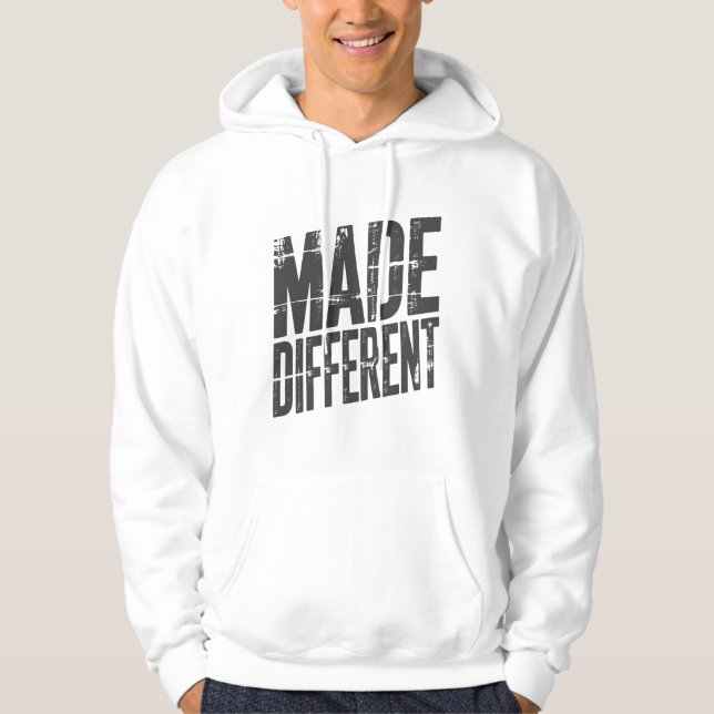 Moletom Feito Diferente Tipografia Negrito Motivacional  (Frente)