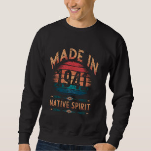 Moletom Feito em 1941 Indígena Nativo Americano 84º Nascim