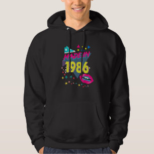 Moletom Feito em 1986 36º Aniversário 80s 90s 1990s 1980s