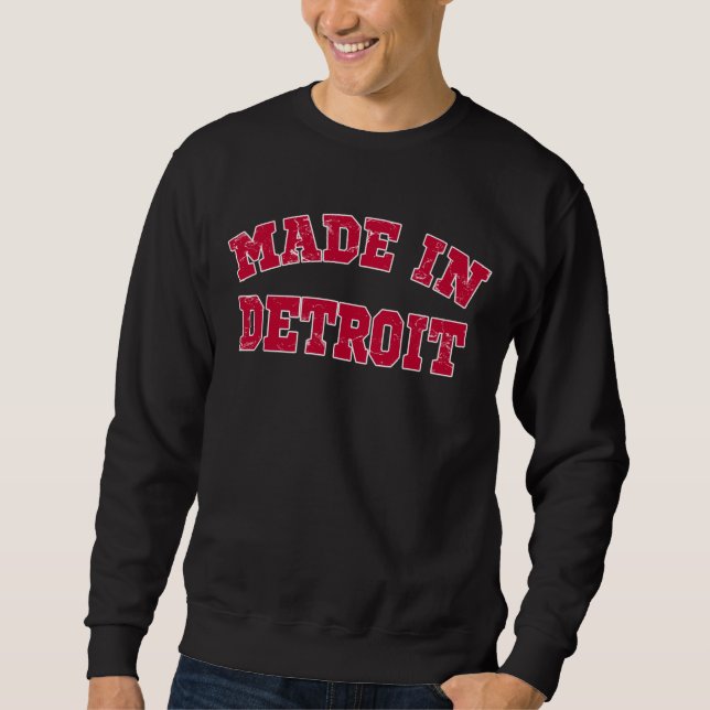 Moletom Feito em Detroit (Frente)