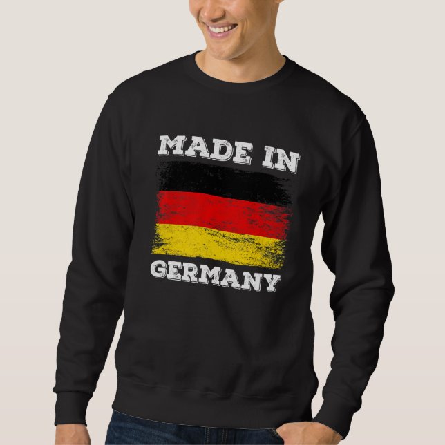Moletom Feito Na Alemanha Com Designs Gráficos De Bandeira (Frente)
