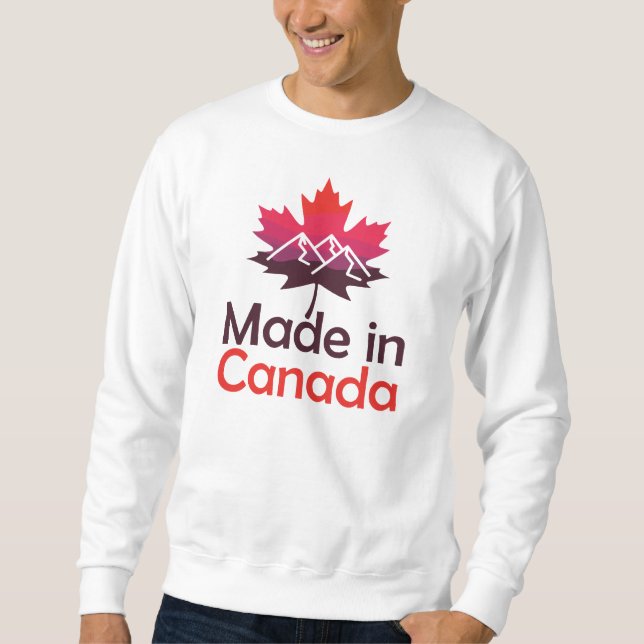 Moletom Feito no Canadá, Folha de Bordo Canadense (Frente)
