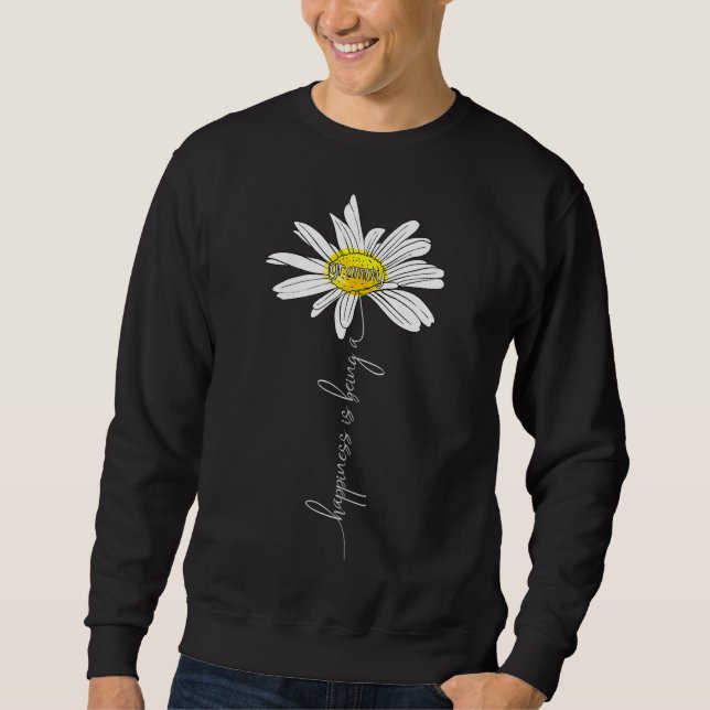 Moletom Felicidade É Ser Um Gif De Dia de as mães De Daisy (Frente)