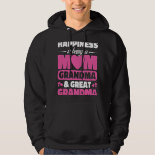 Moletom Felicidade É Ser Uma Mãe Excelente Avó Mãe Mãe Da