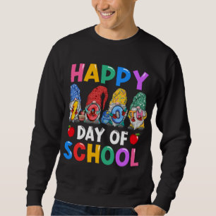 Moletom Feliz 100.º Dia De Gnomos Gnomos Da Escola Que Dão