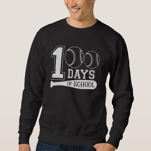 Moletom Feliz 100 Dias de Professores Estudantes Crianças  (Frente)