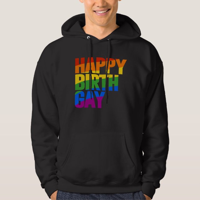 Moletom Feliz Aniversário Gay (Frente)