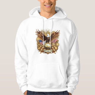 Moletom Feliz ano novo de Águia Americano Hoodie
