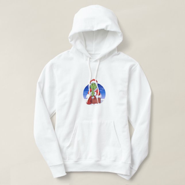 Moletom Feliz ano novo Hoodie - Comemoração Festiva de Fér (Frente do Design)
