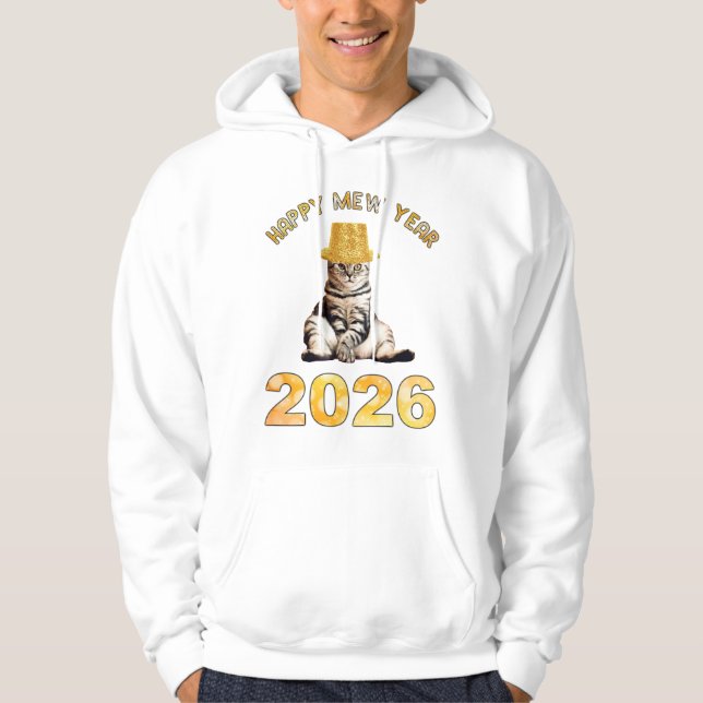 Moletom Feliz Ano Novo Mew 2026 (Frente)