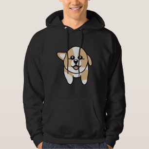 Moletom Feliz Bebê Corgi Sorrindo A Língua