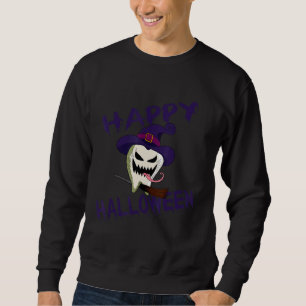 Moletom Feliz dentista Zombie do dente de Halloween Presen