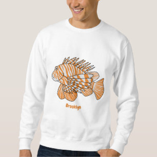 Moletom Feliz desenho animado de lionfish