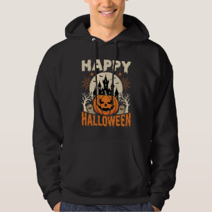 Moletom Feliz Dia das Bruxas Castelo Assombrado Jack O Lan