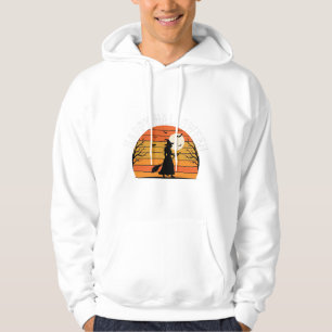 Moletom Feliz Dia das Bruxas Design de Pôr do Sol de Bruxa