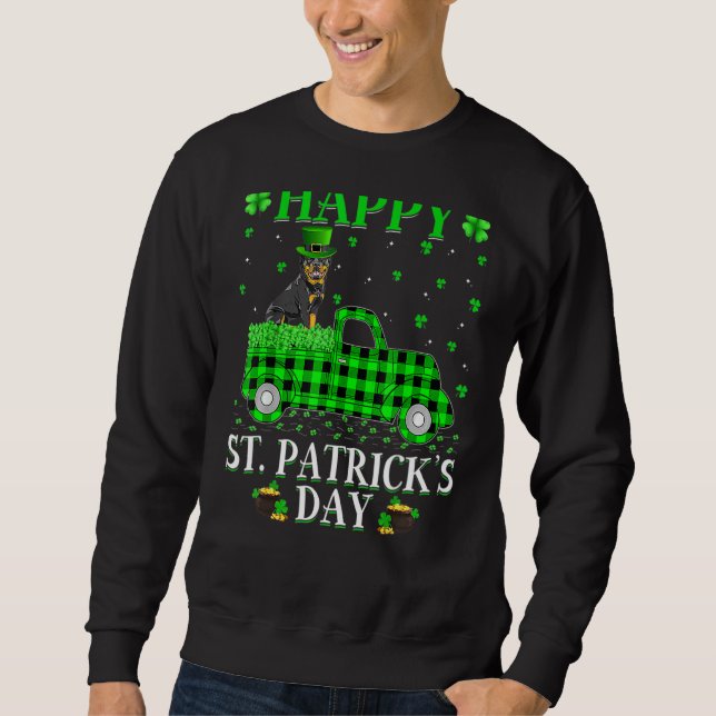 Moletom Feliz Dia de São Patrício E Shamrock (Frente)