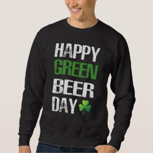 Moletom Feliz Dia de São Patrício Engraçado Beer Verde Dri