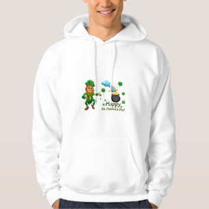 Moletom Feliz Dia de São Patrício Leprechaun Arco-íris