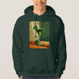 Moletom Feliz Dia de São Patrício Shamrock Martini