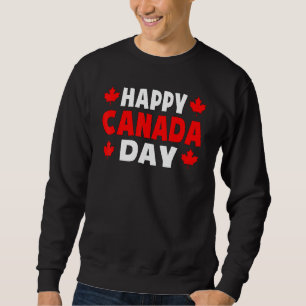 Moletom Feliz Dia do Canadá Mapeamento Fofo Folha Folha do