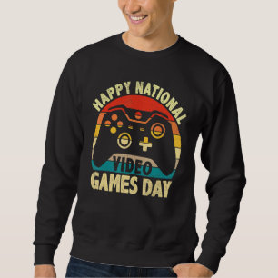 Moletom Feliz Dia Nacional dos Videos games 8 de julho