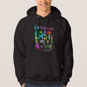 Moletom Feliz Dia Passado Da Escola Tie Dye Teacher Life