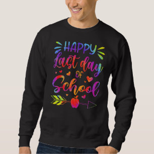 Moletom Feliz Dia Passado De Professora Da Escola Tie Dye