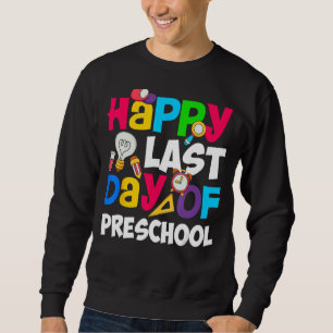Moletom Feliz Dia Passado de Professora da Pré-escola Grad