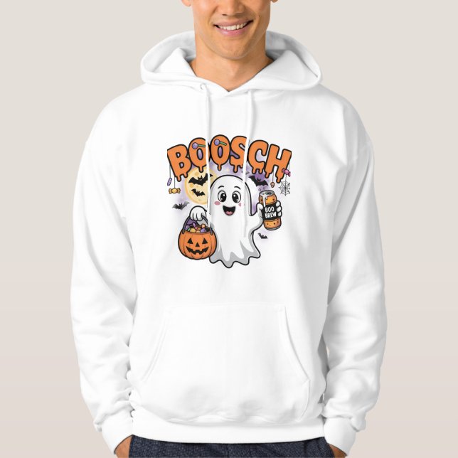 Moletom Feliz Fantasma com Doces e Boo Brew (Frente)