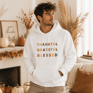 Moletom Feliz Feliz Abençoado - Fall Hoodie
