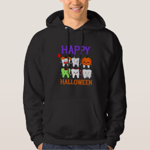 Moletom Feliz Figurino De Halloween Eu Dental Denti
