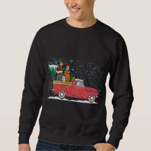 Moletom Feliz Fluffmas com Caminhão Vermelho Fluff Custo d