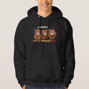 Moletom Feliz Hallothanksmas Pandas Christmas Red Panda